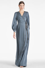 Dorthea Gown - Gunmetal - Final Sale