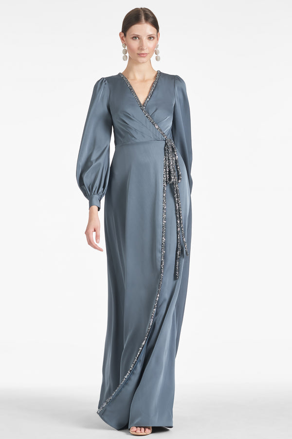 Dorthea Gown - Gunmetal - Final Sale