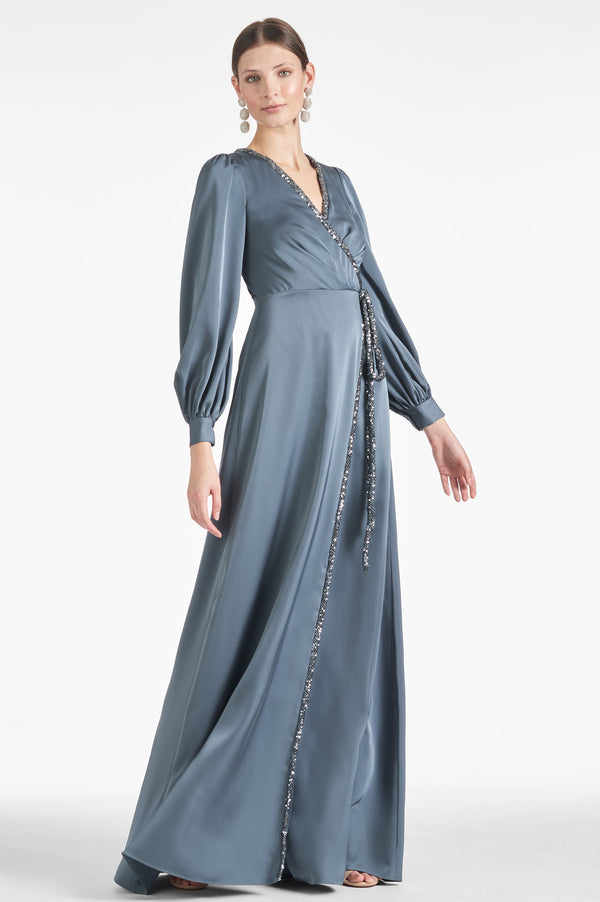 Dorthea Gown - Gunmetal - Final Sale