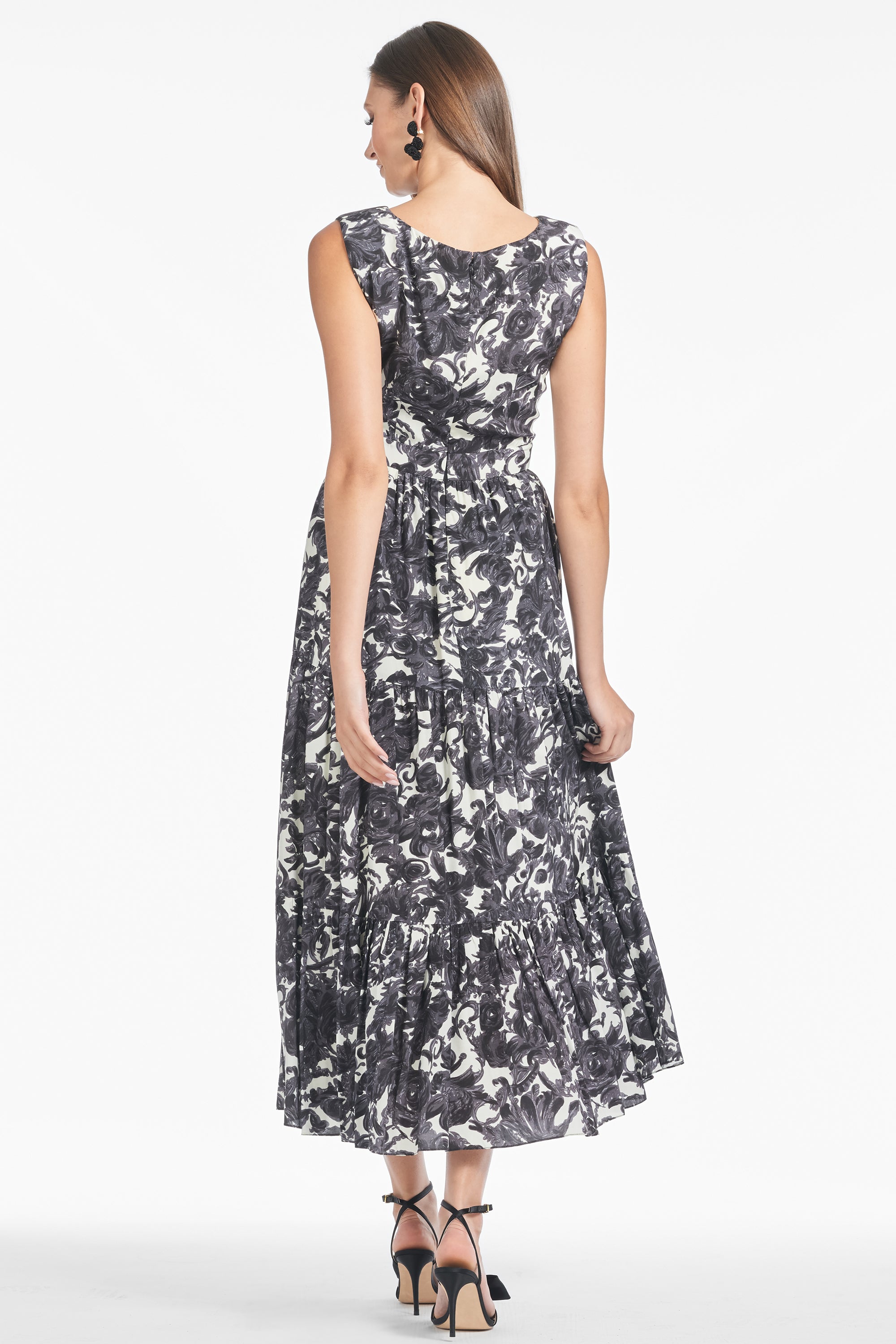 Anaisha Dress - Graphic Scroll - Final Sale