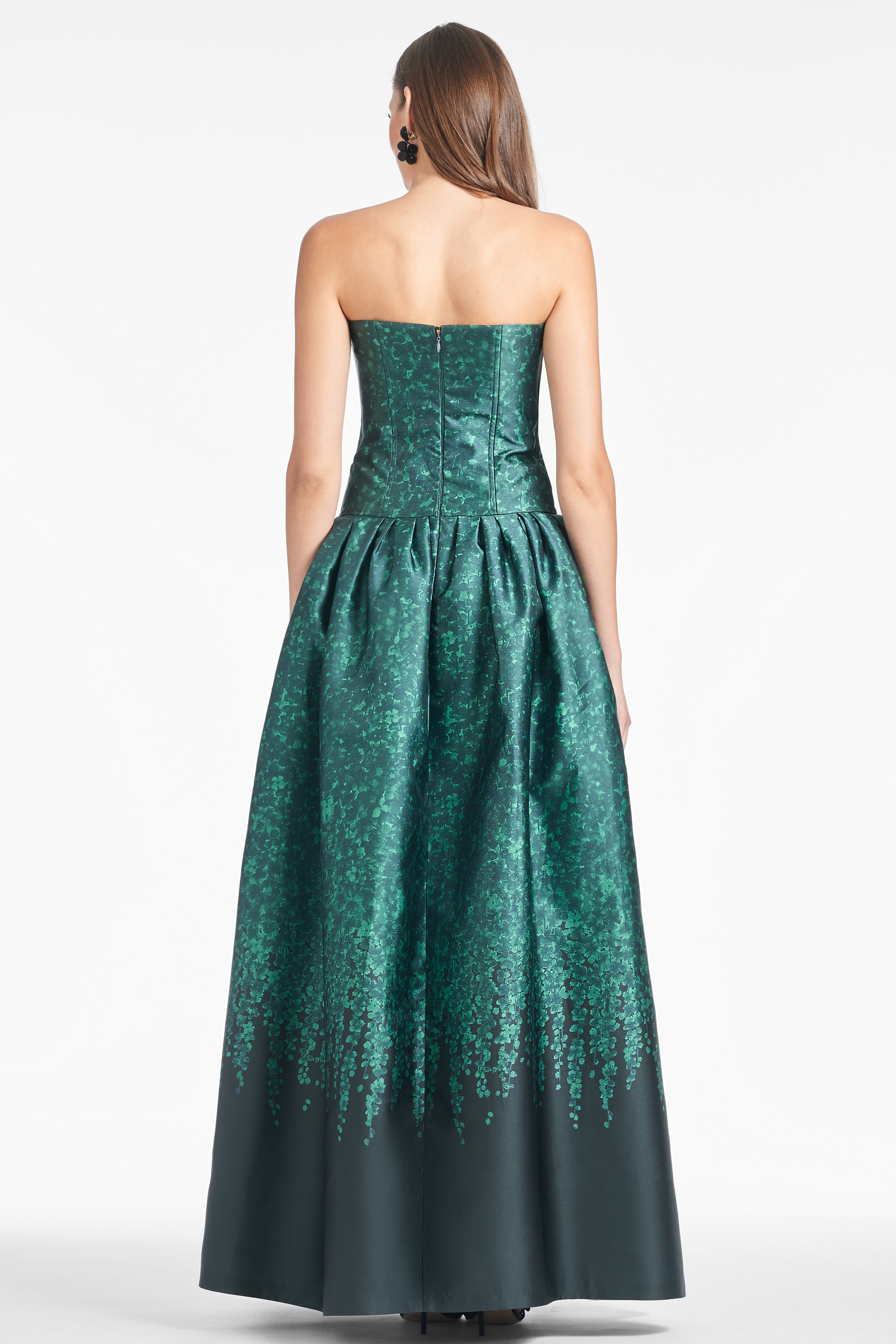 Georgina Gown - Emerald Wisteria - Final Sale