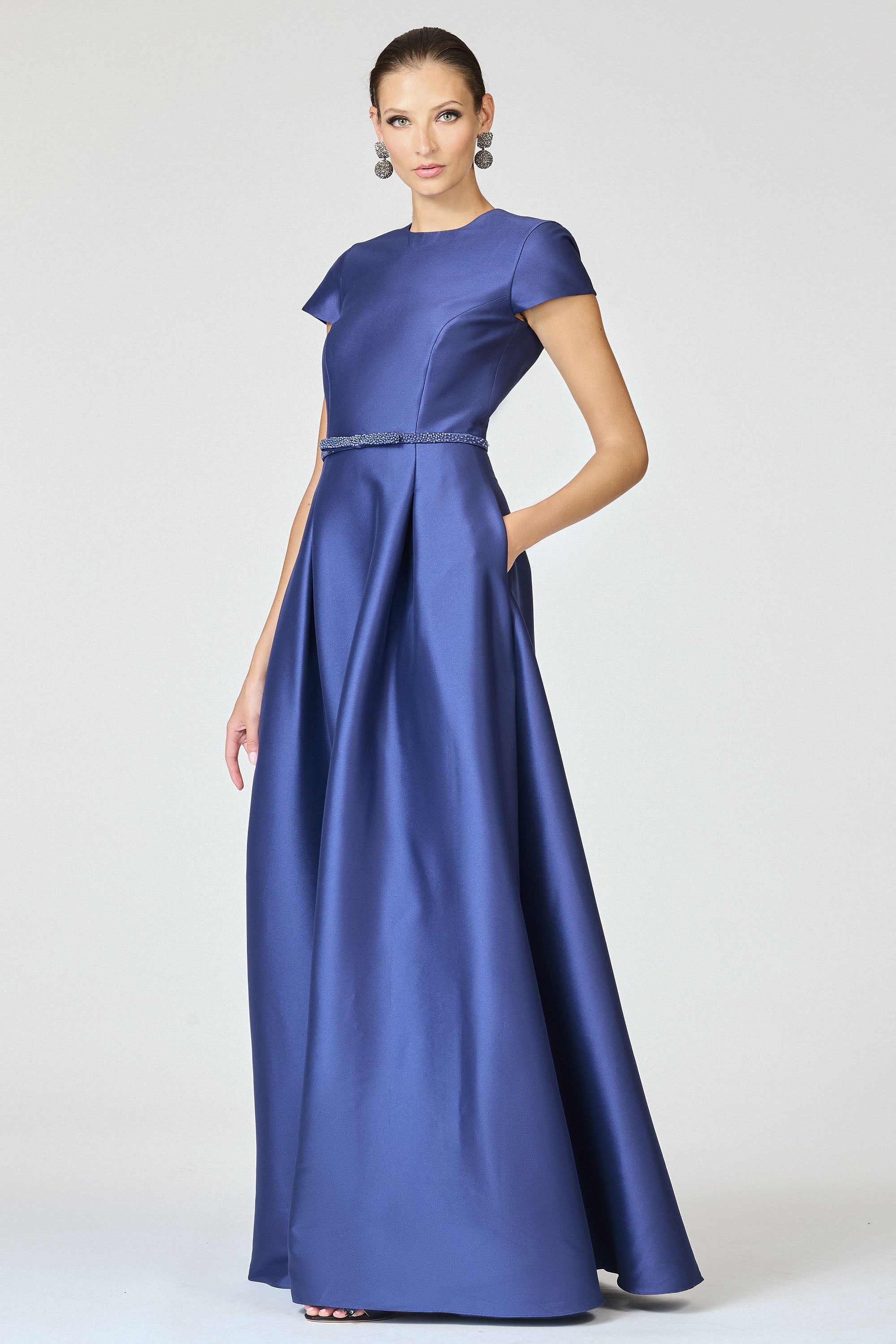BLYTHE GOWN - WASHED INDIGO