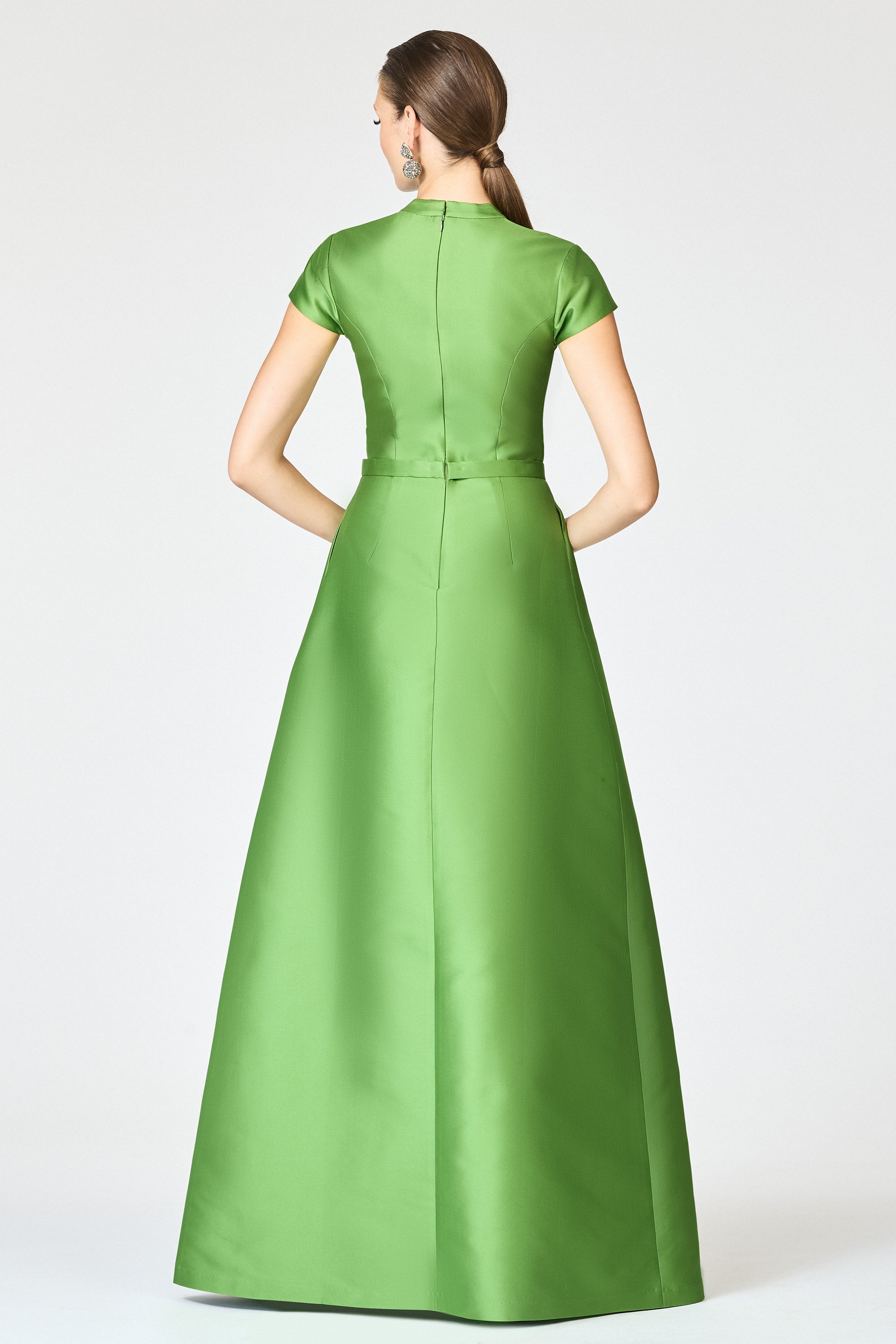 EMBELLISHED MARNI GOWN - TSAVORITE