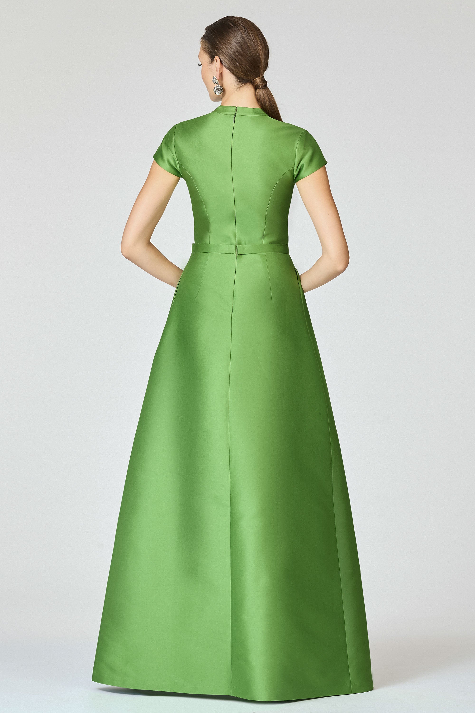 EMBELLISHED MARNI GOWN - TSAVORITE
