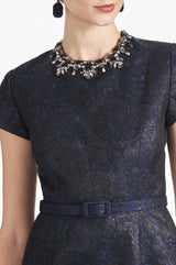 Fallon Dress - Black/Midnight