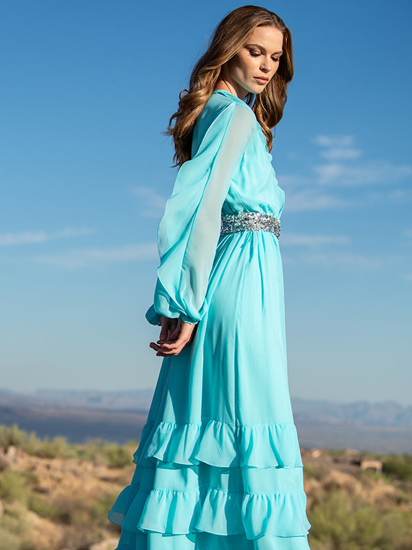 Buy Royal Blue Dresses & Gowns for Women by KEDAR FAB Online | Ajio.com