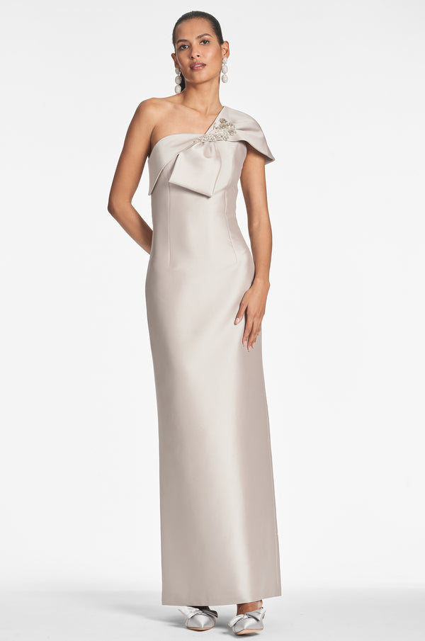 A-line Beach Wedding Dress,Cap Sleeve Chiffon Wedding Gown with Lace –  Simibridaldresses