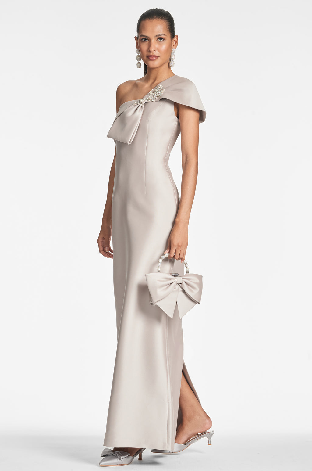 Sachin Babi Ines Gown Frosty Pewter Size 0
