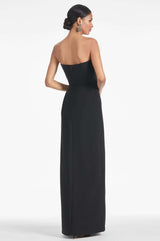 Ivy Gown - Black/Silver