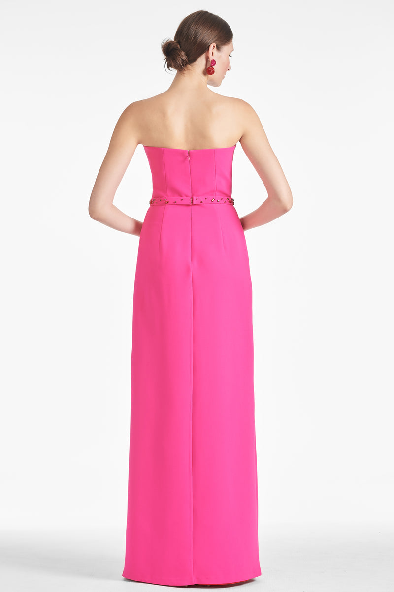 Daniella Gown - Electric Pink/Red