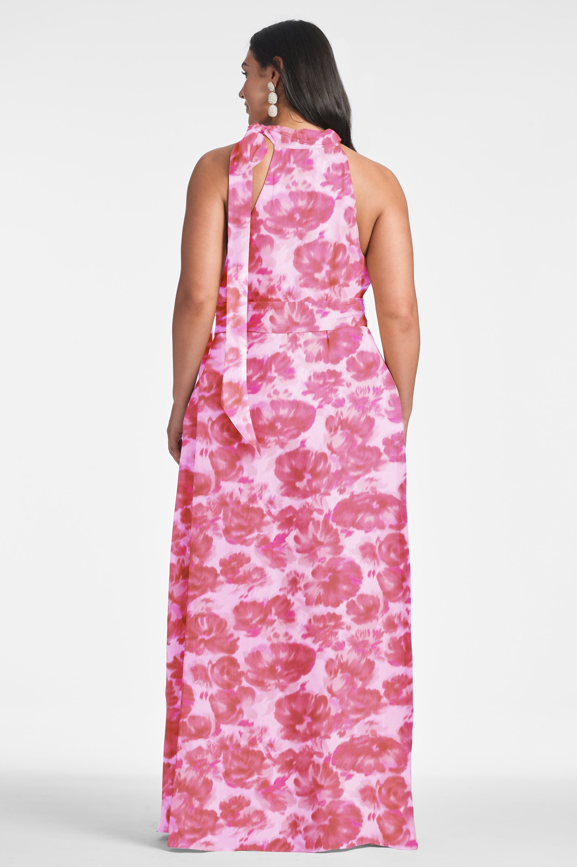 Kayla Gown - Pink Fantasia Bloom - Final Sale