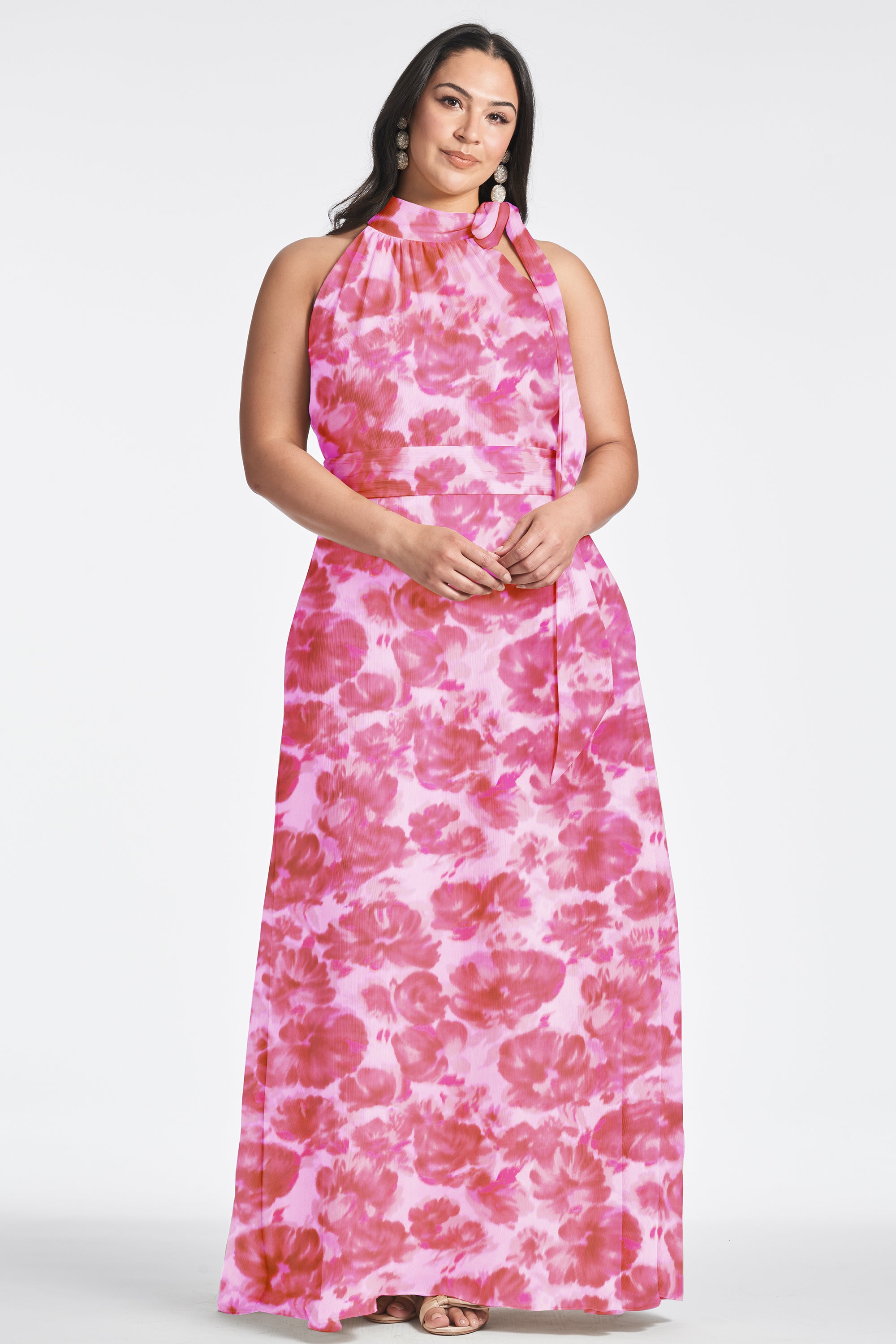 Kayla Gown - Pink Fantasia Bloom - Final Sale