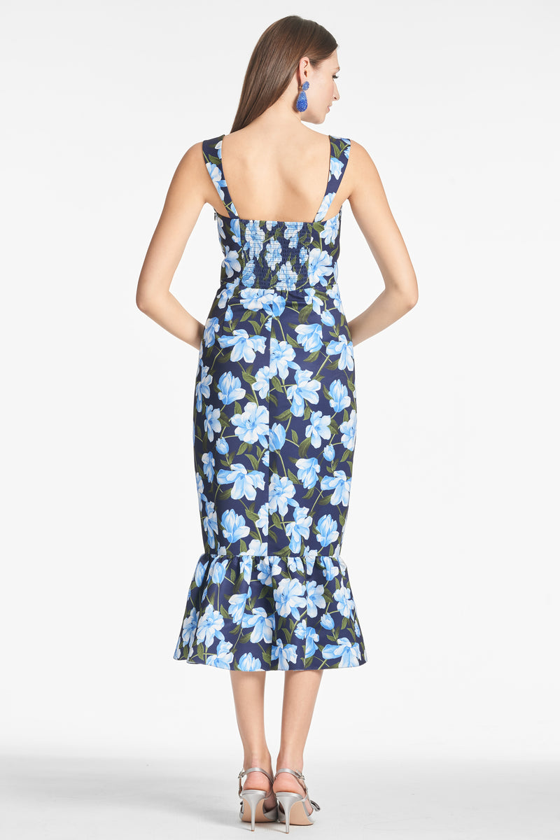 Laura Dress - Ocean Blue Magnolia