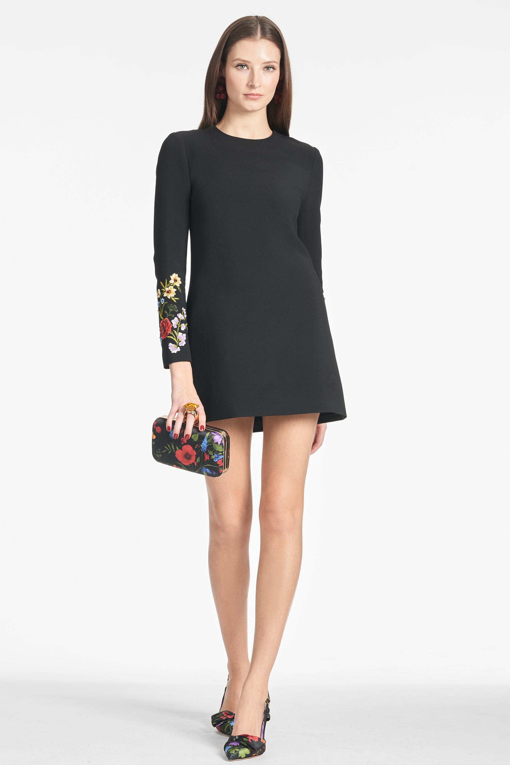 Lily Dress - Noir Bouquet - Final Sale