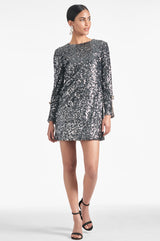 Lily Dress - Gunmetal