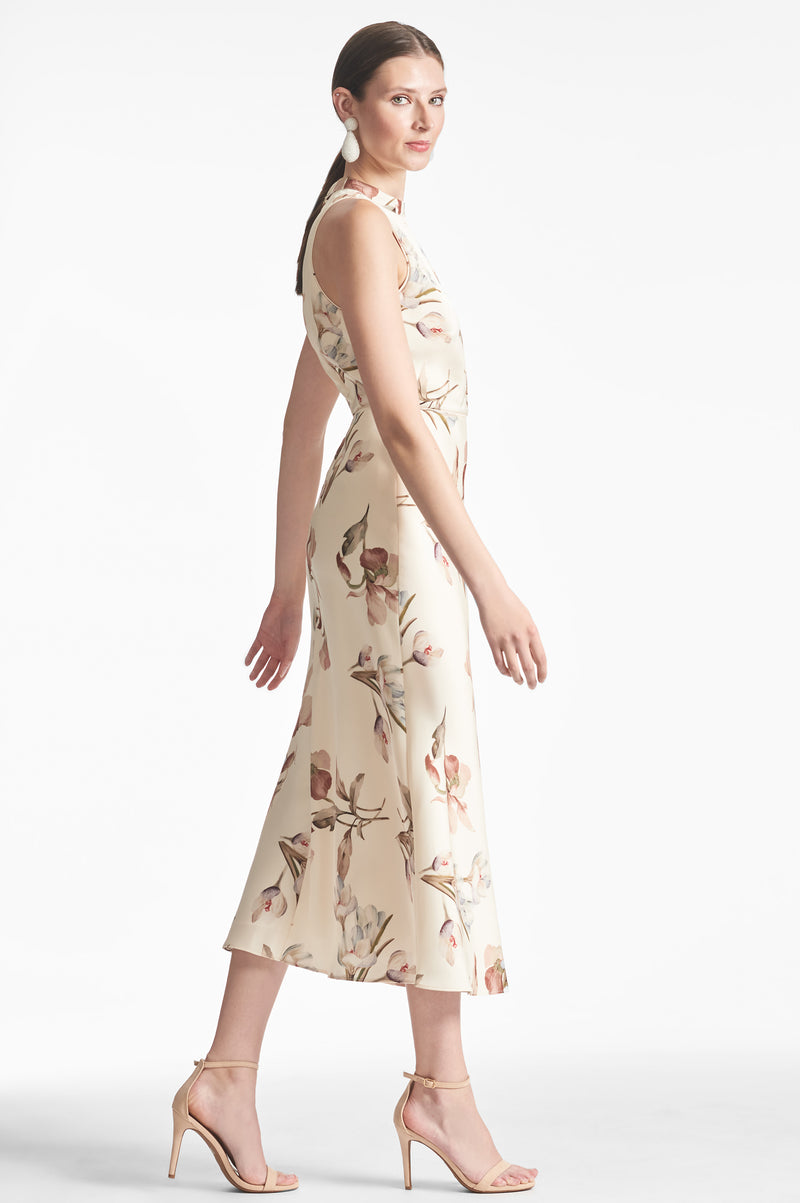 Lisandra Dress - Eggshell Venetia Petals - Final Sale