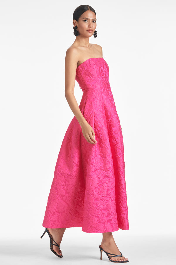 Margaux Gown - Fuchsia - Final Sale