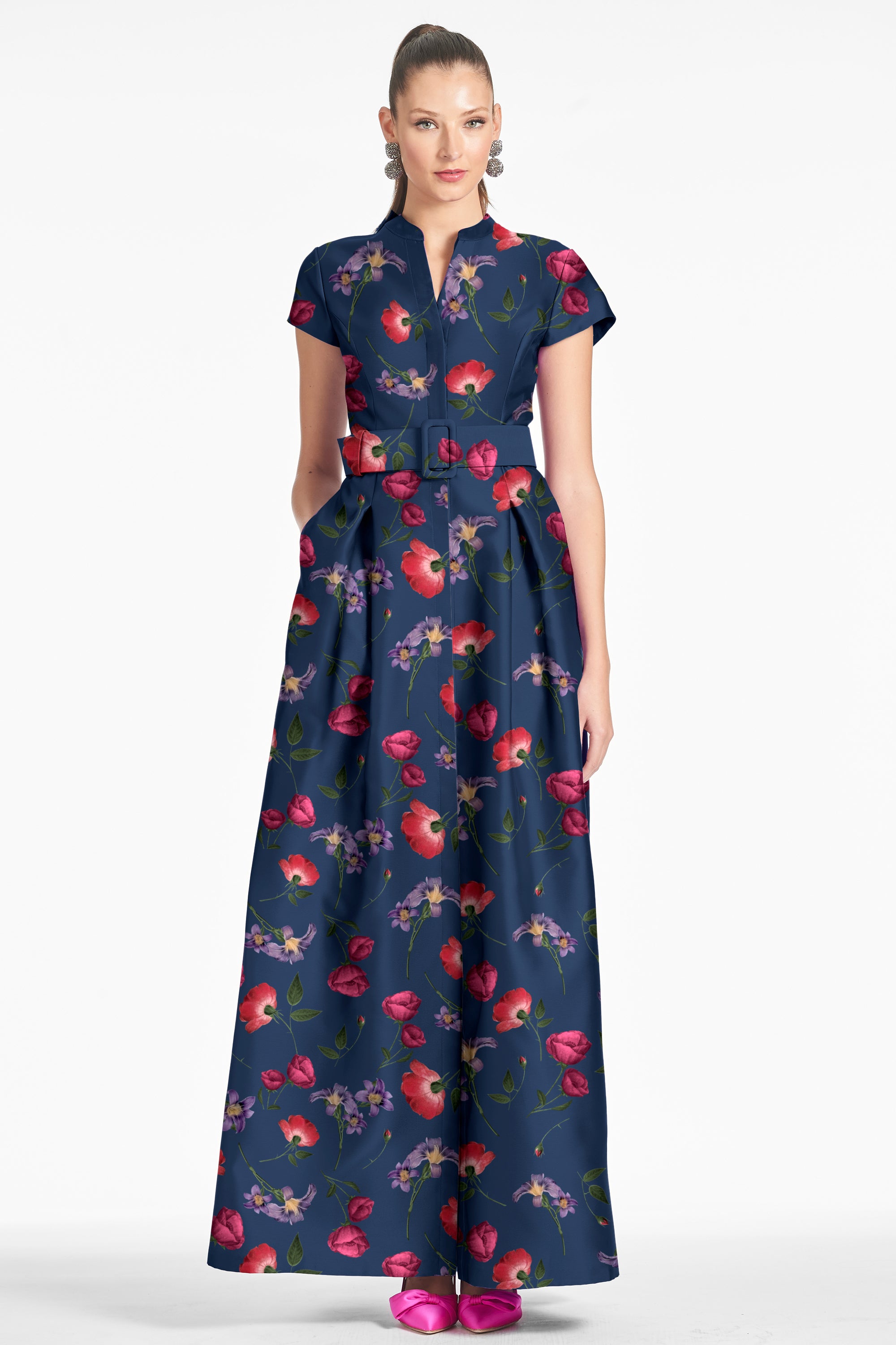 MARTA GOWN - MIDNIGHT JARDIN
