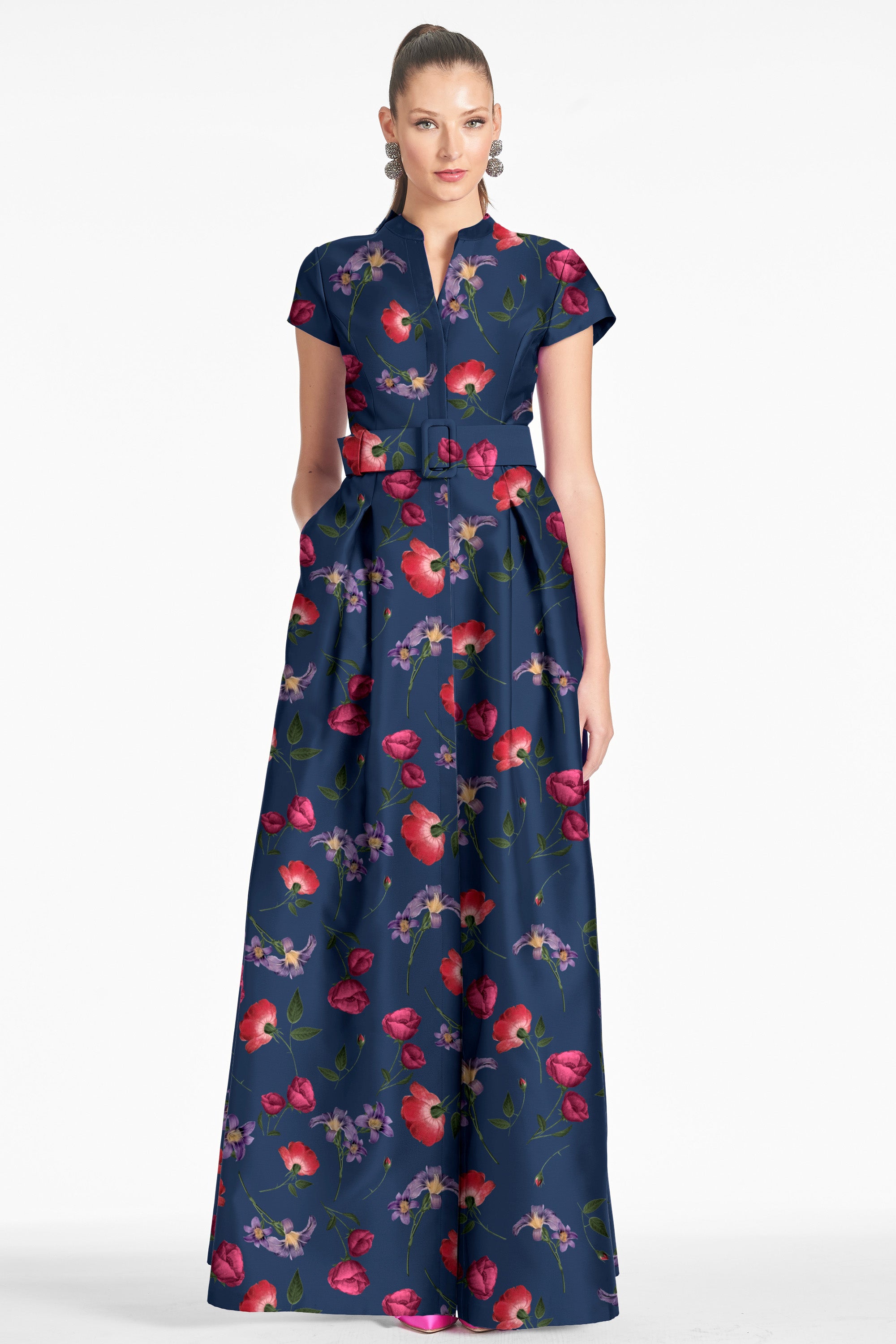 MARTA GOWN - MIDNIGHT JARDIN