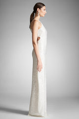 Morgan Gown - Ivory Sequins