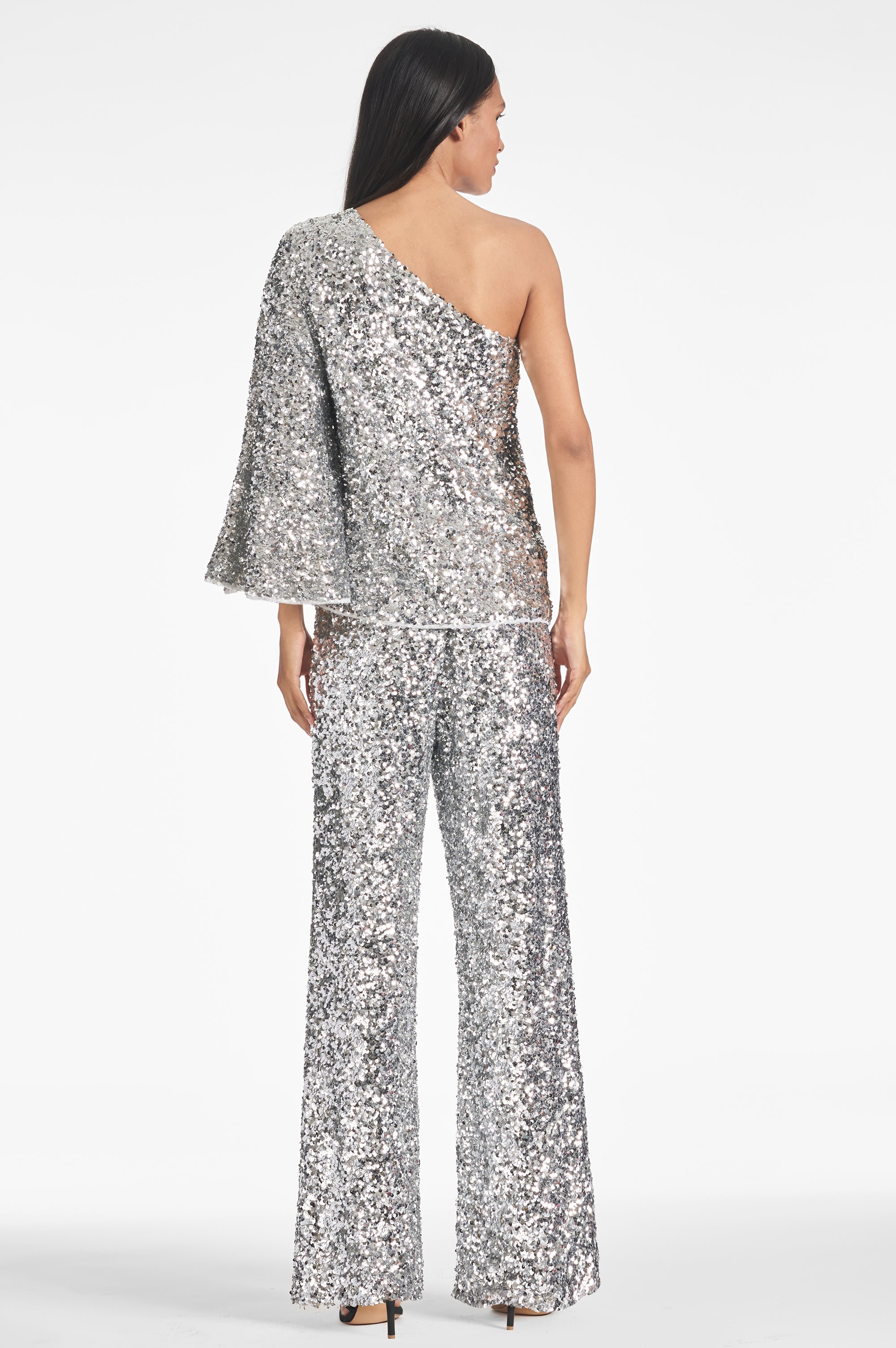 Morgan Top - Silver Sequins - Final Sale