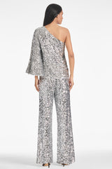 Morgan Top - Silver Sequins