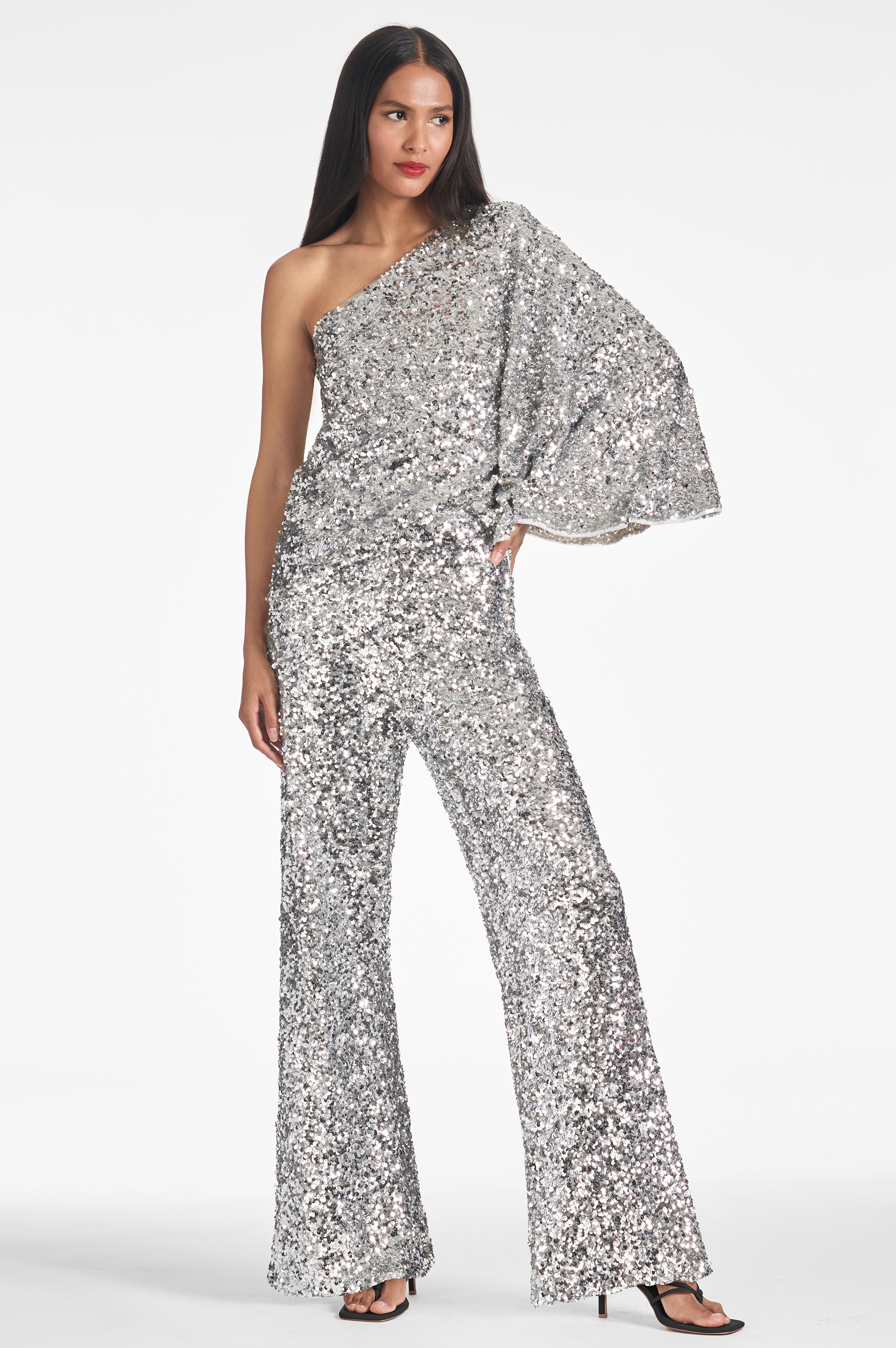 Morgan Top - Silver Sequins - Final Sale