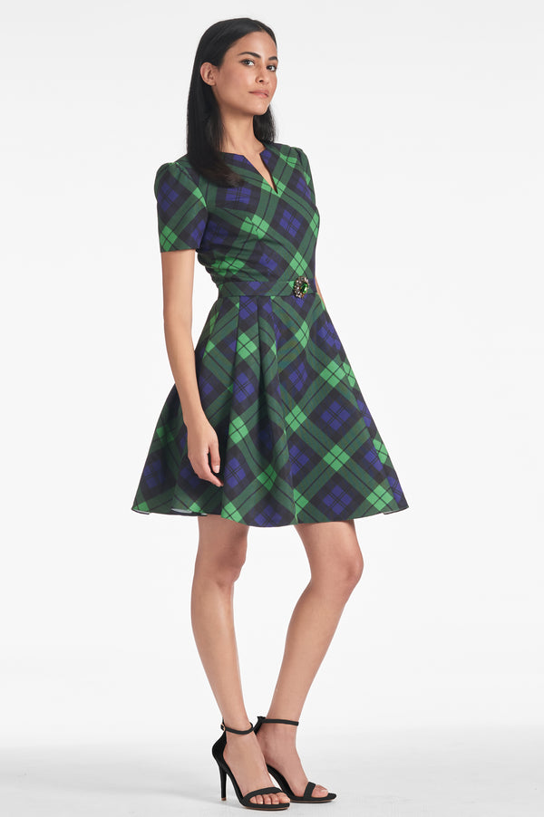 Nicolette Dress - Neo Tartan