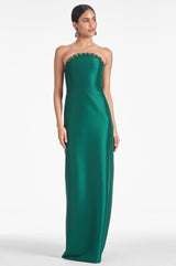 Preston Gown - Emerald