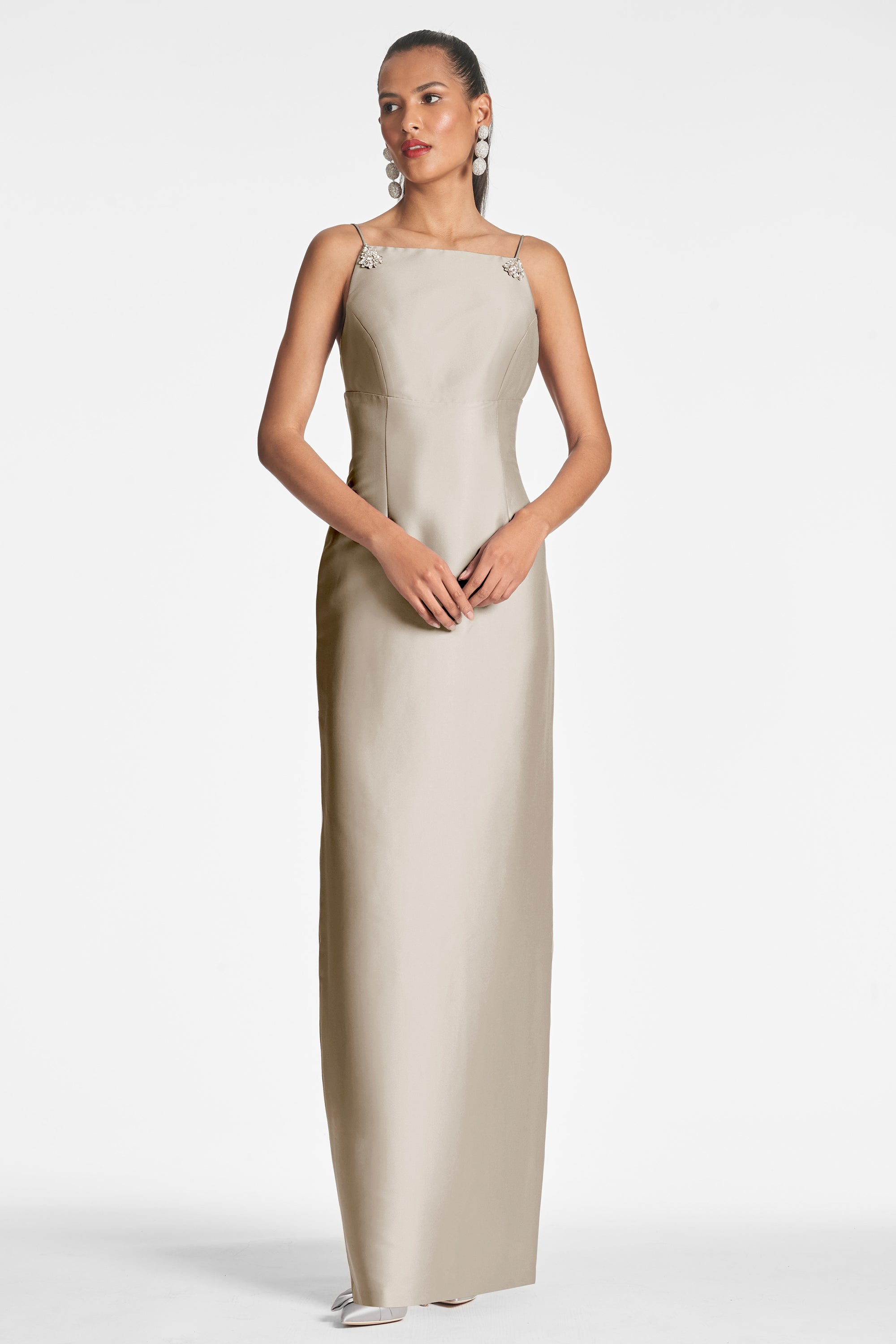 Satin Black Gown | Women's Gowns Online UAE | Buy Dress Online UAE – yuzini