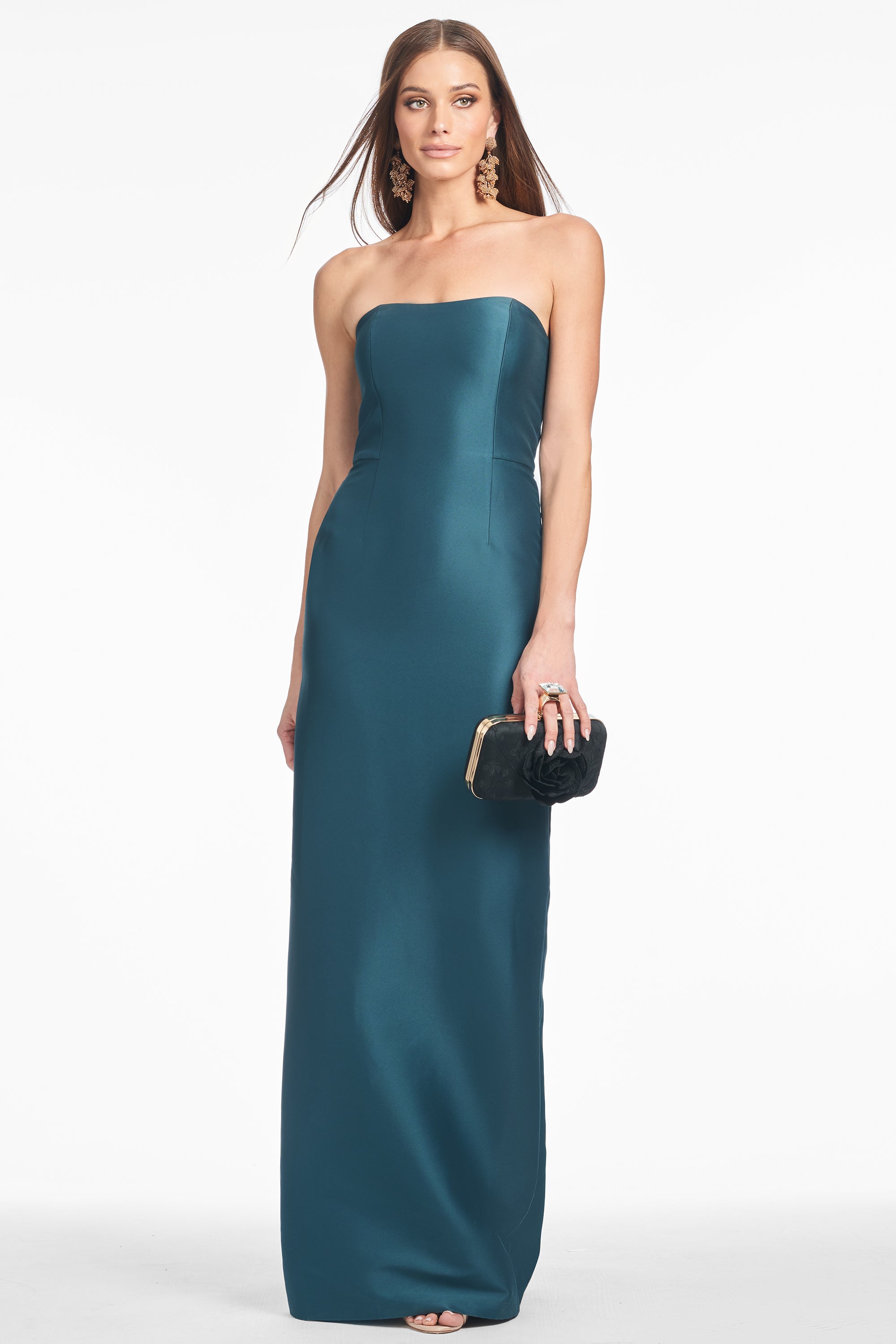 Marlena Gown - Tourmaline Green - Final Sale