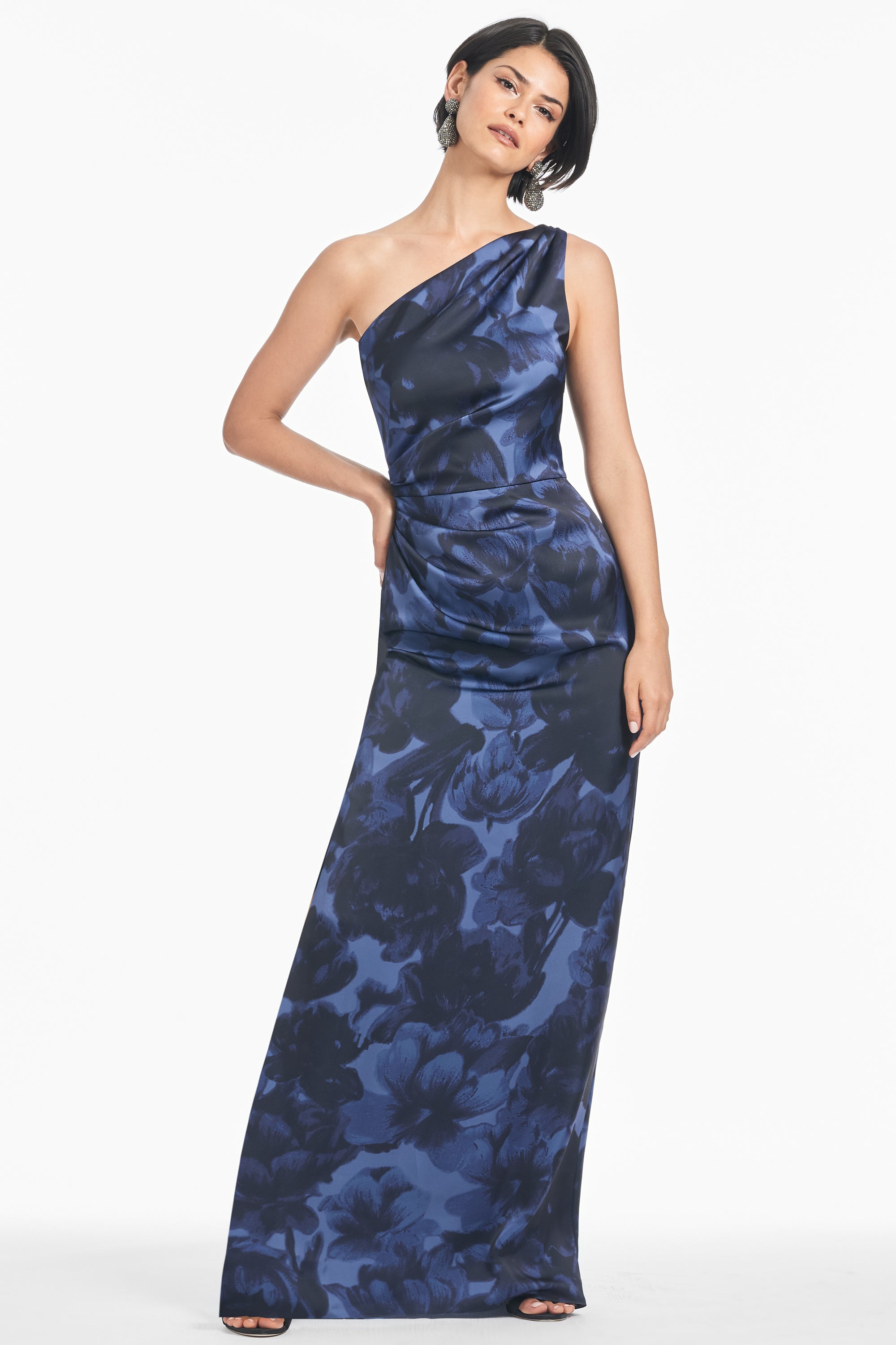 Delancy Gown - Deep Ocean Bouquet