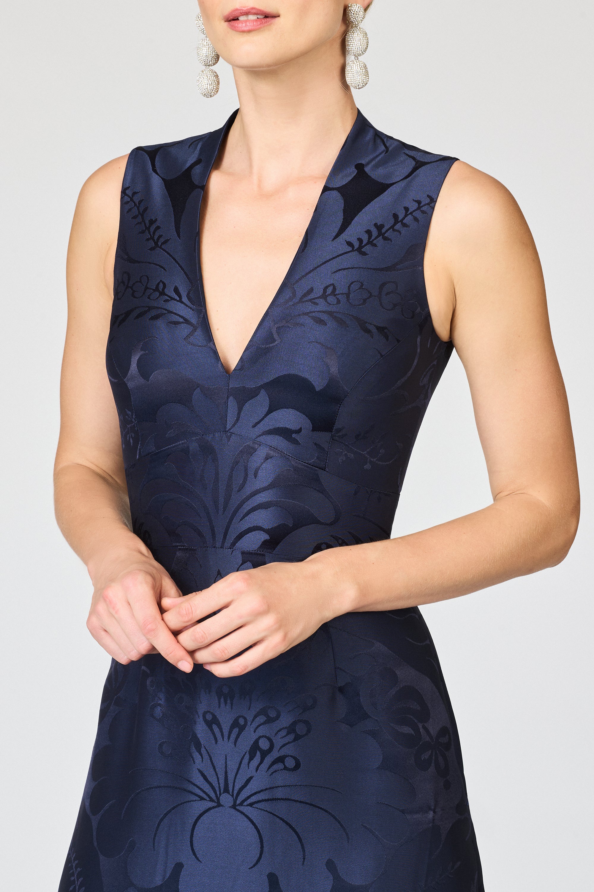 CELLA GOWN - DEEP OCEAN