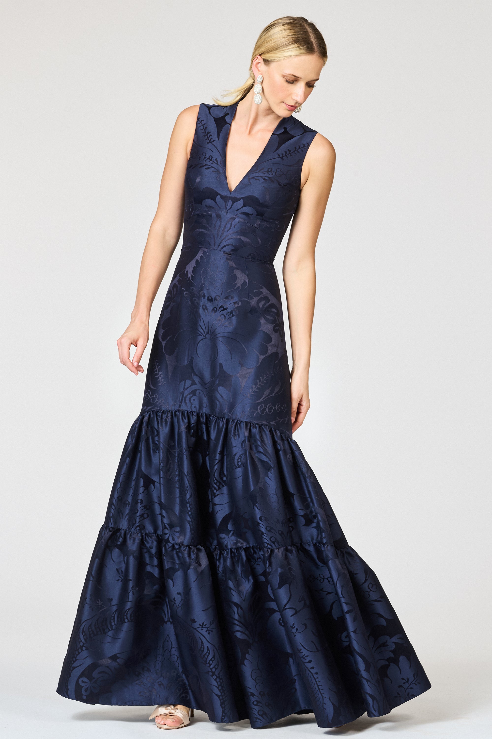 CELLA GOWN - DEEP OCEAN