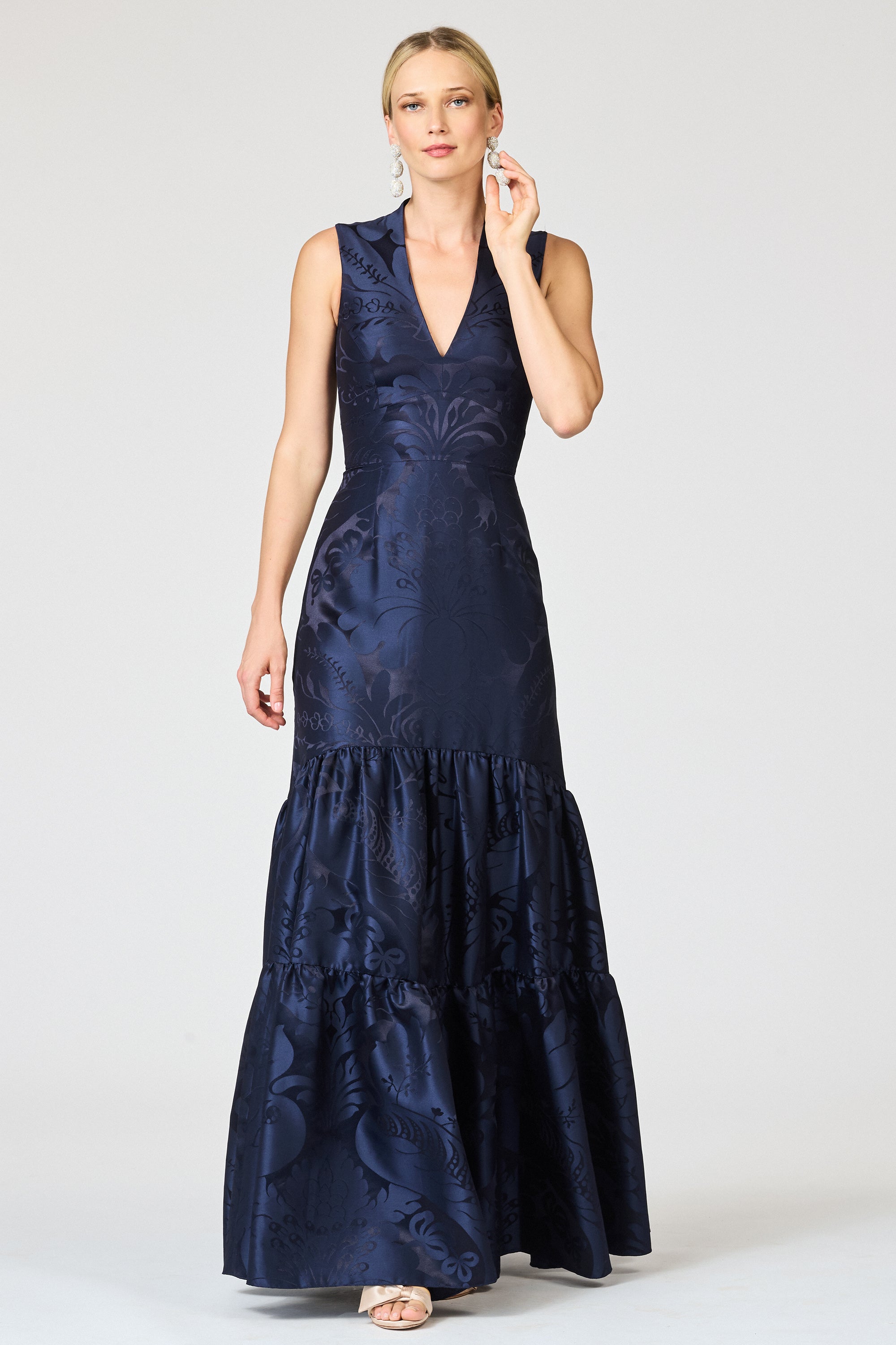 CELLA GOWN - DEEP OCEAN