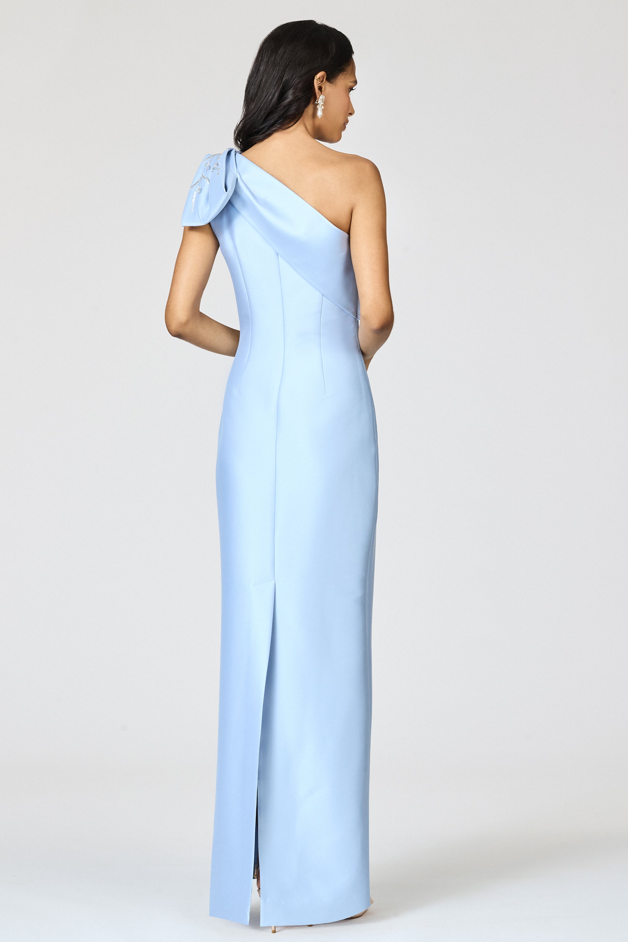 EMBELLISHED OLIVIA GOWN - GLACIAL BLUE