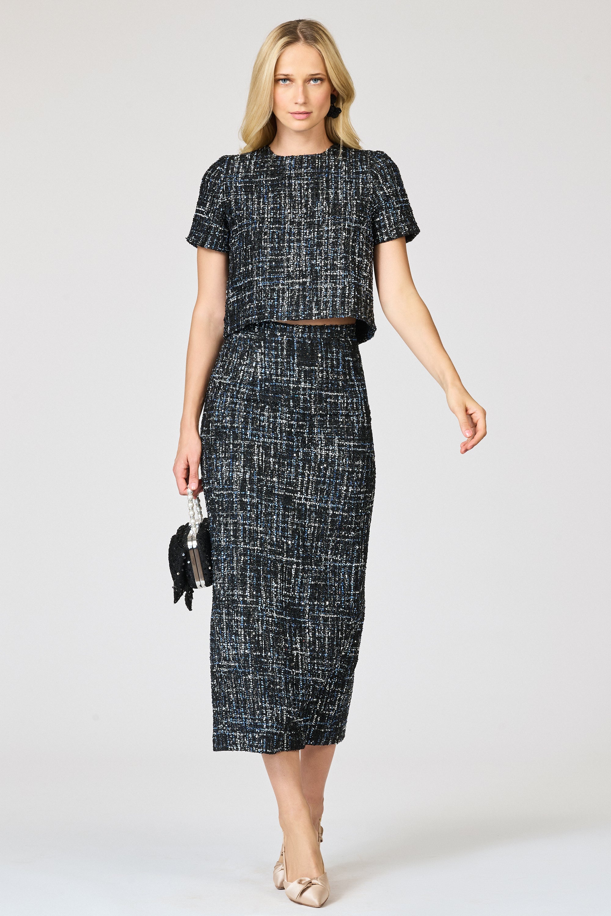 ADORA SKIRT - OBSIDIAN FROST