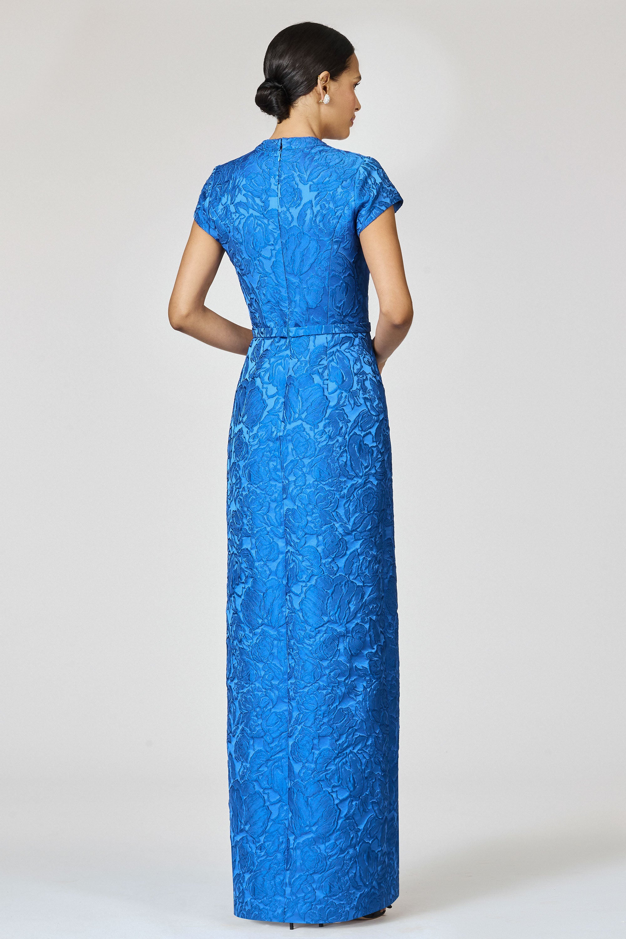 CLOQUE JUSTINE GOWN - MOONBEAM