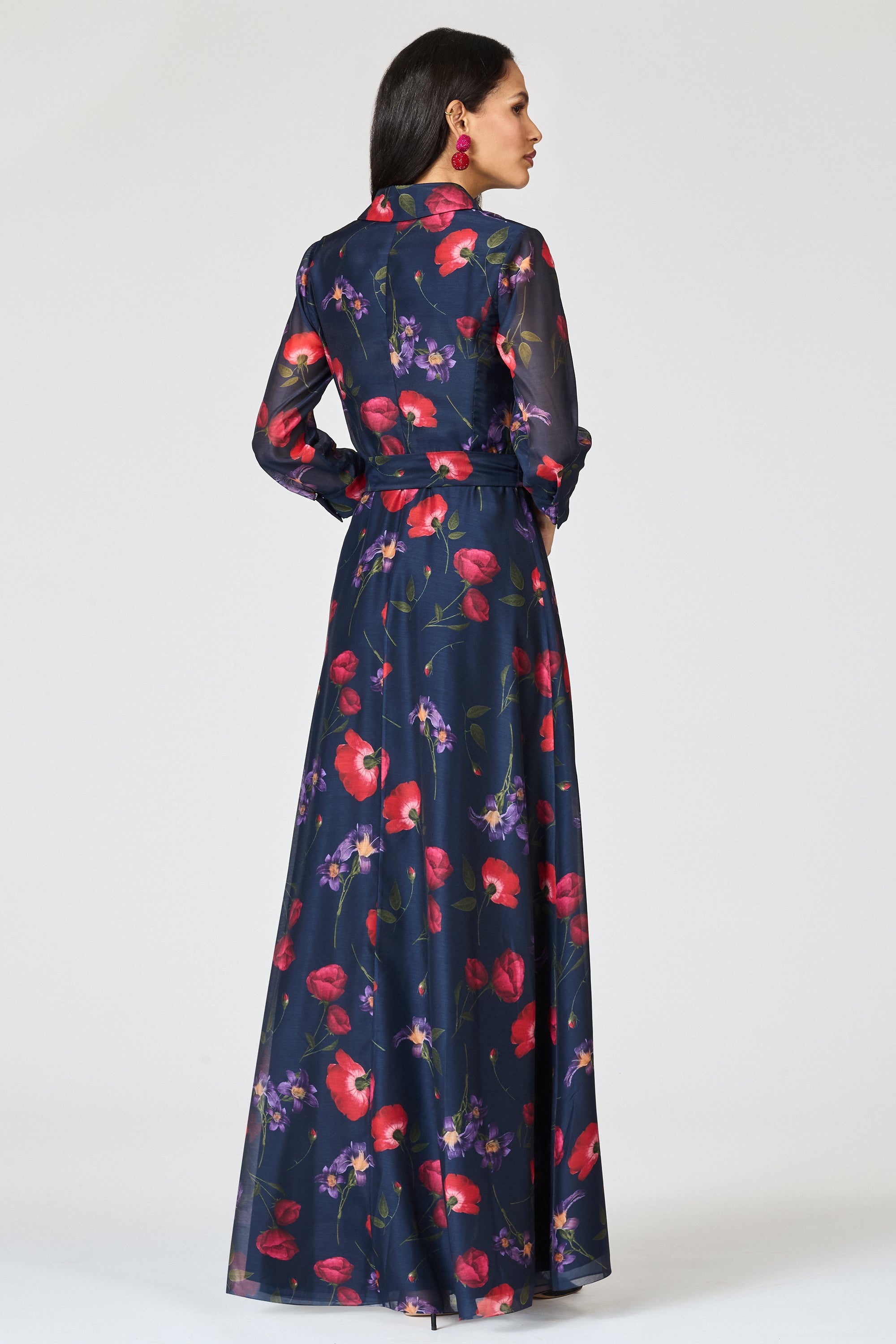 EMBELLISHED SLOANE GOWN - MIDNIGHT JARDIN