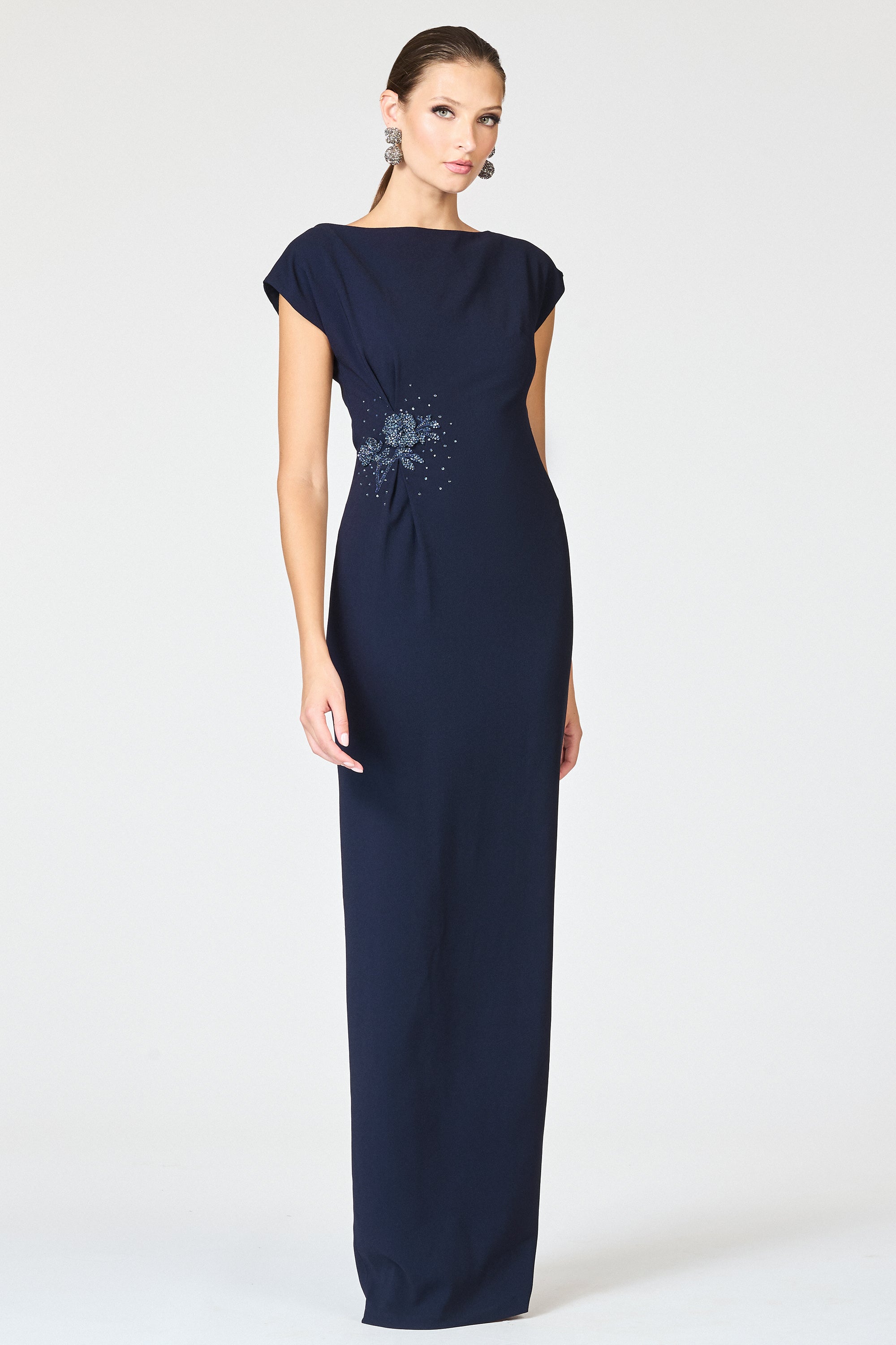 EMBELLISHED KELLY GOWN - MIDNIGHT