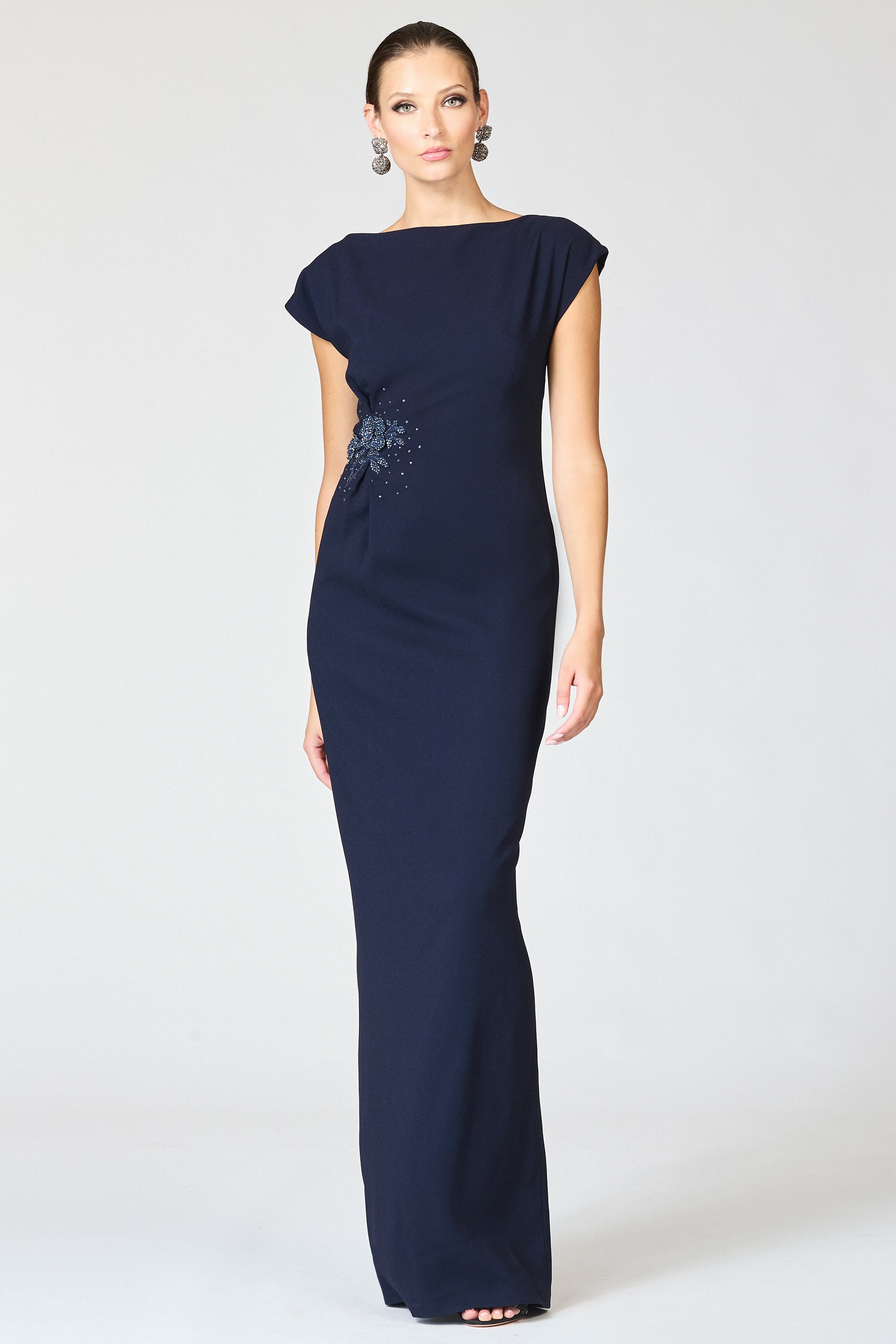 EMBELLISHED KELLY GOWN - MIDNIGHT