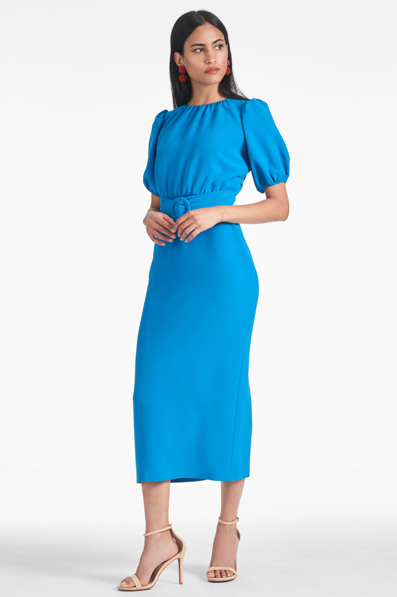 Azure Color Dress