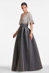 Simone Gown - Charcoal