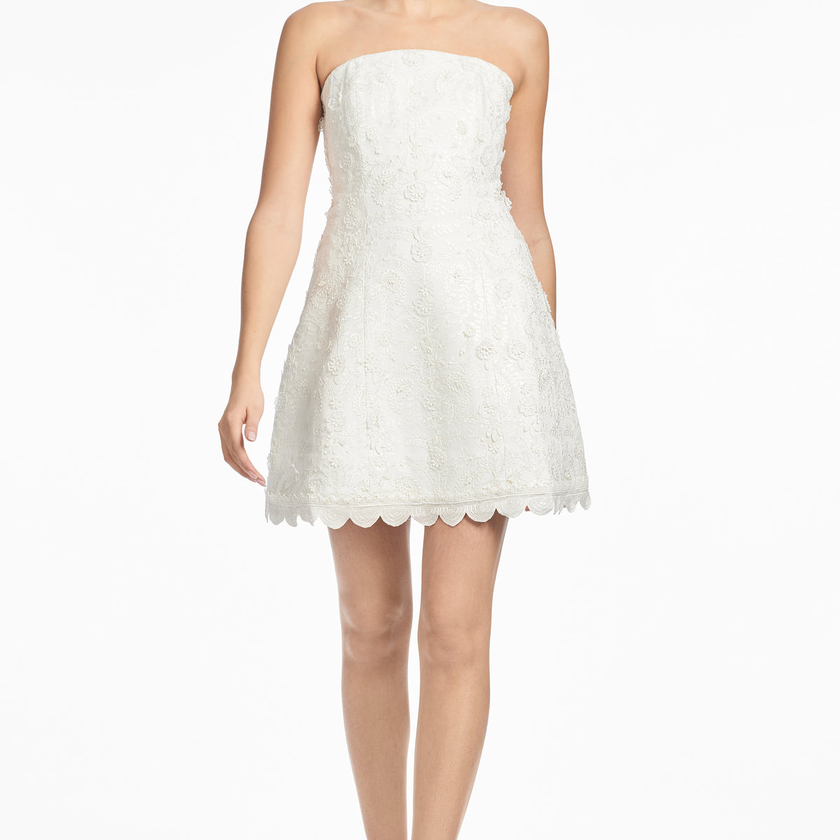 Sachin & Babi Embellished Alanna Dress - Ivory