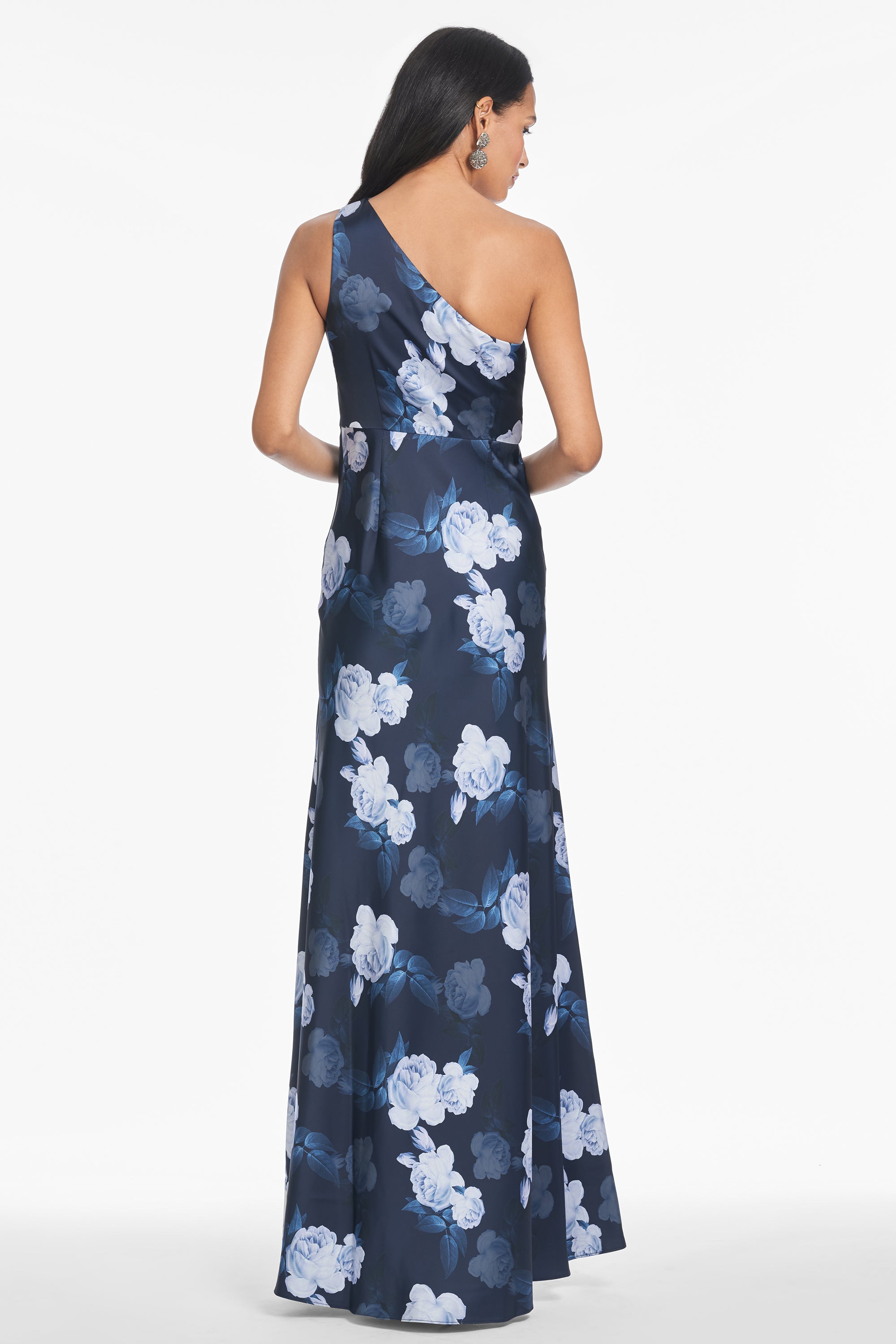 DELPHINE GOWN - MIDNIGHT GLACIAL ROSE