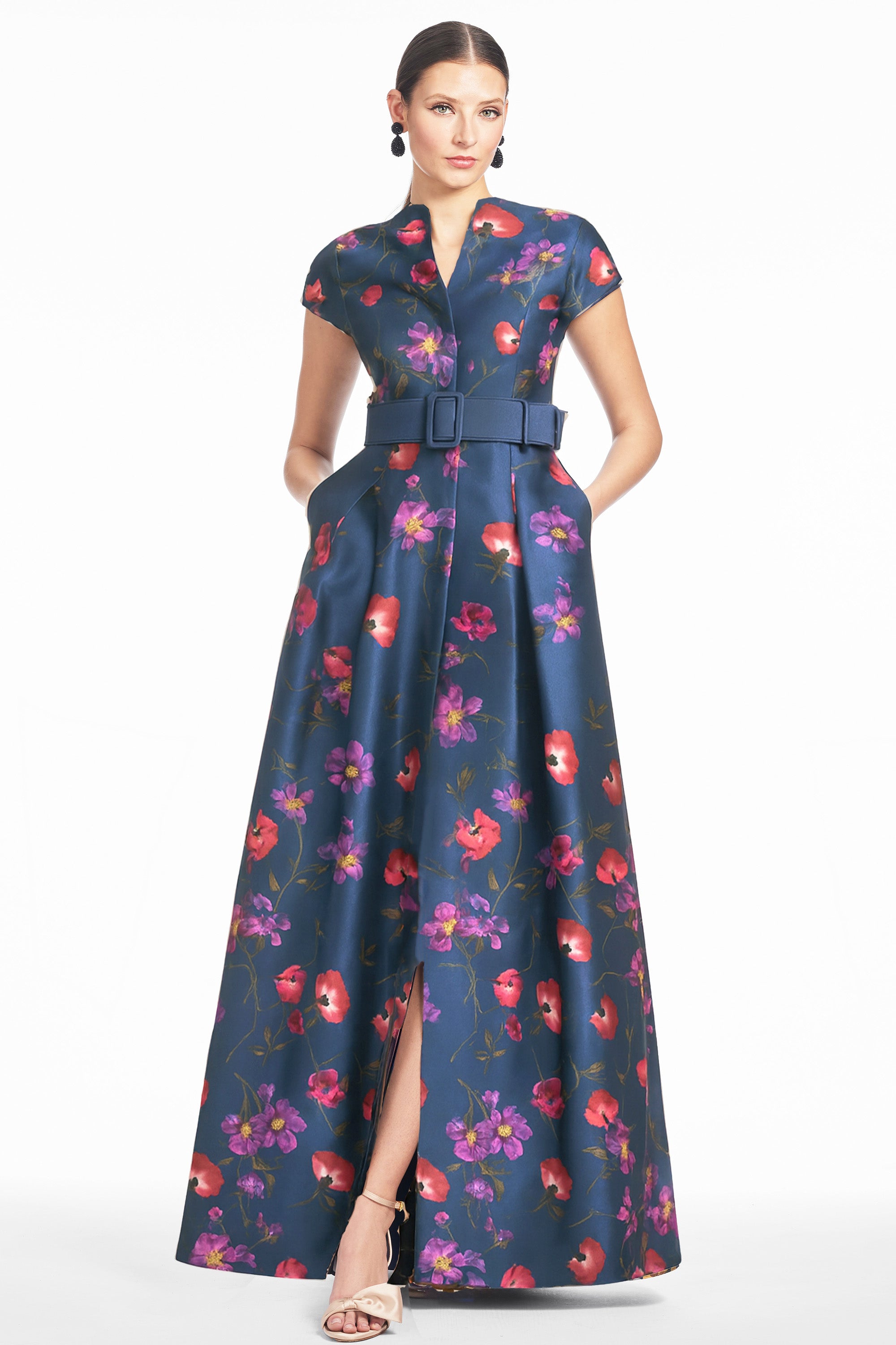 MARTA GOWN - MIDNIGHT JARDIN