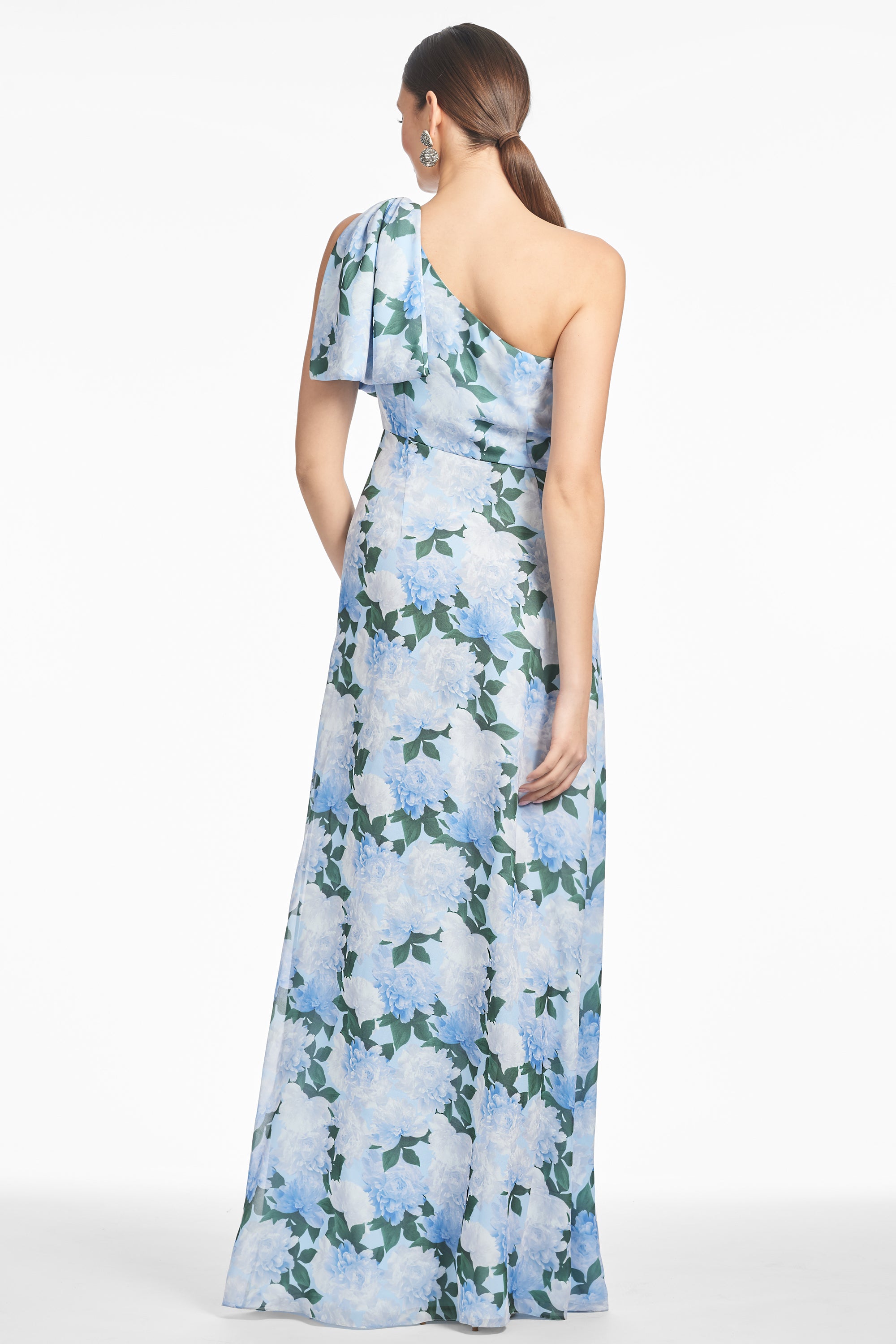 CHELSEA GOWN - GLACIAL PEONIES