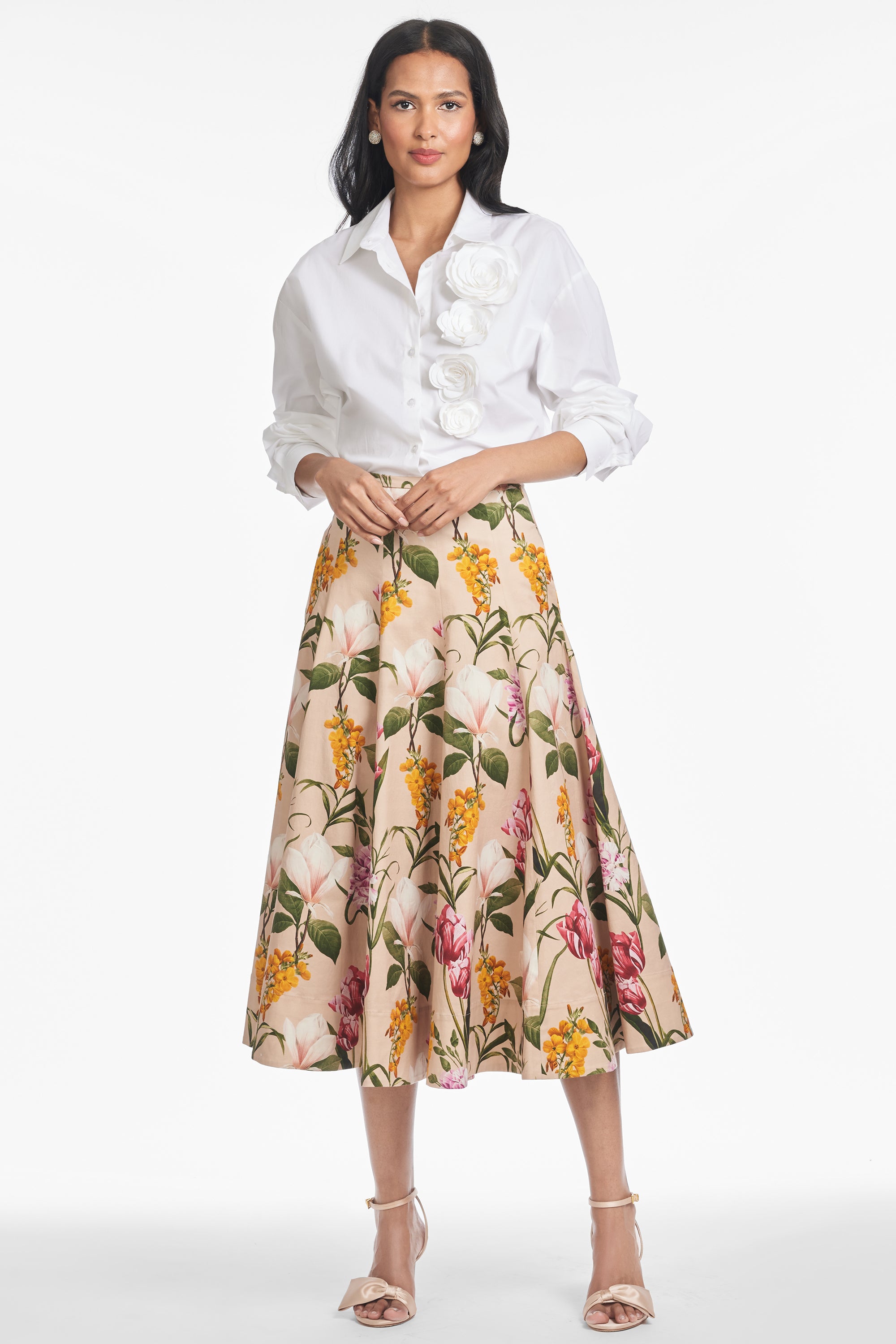 TRIXIE SKIRT - FRENCH BRISTRE BLOSSOMS
