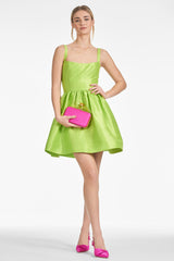 Samira Dress - Electric Lime