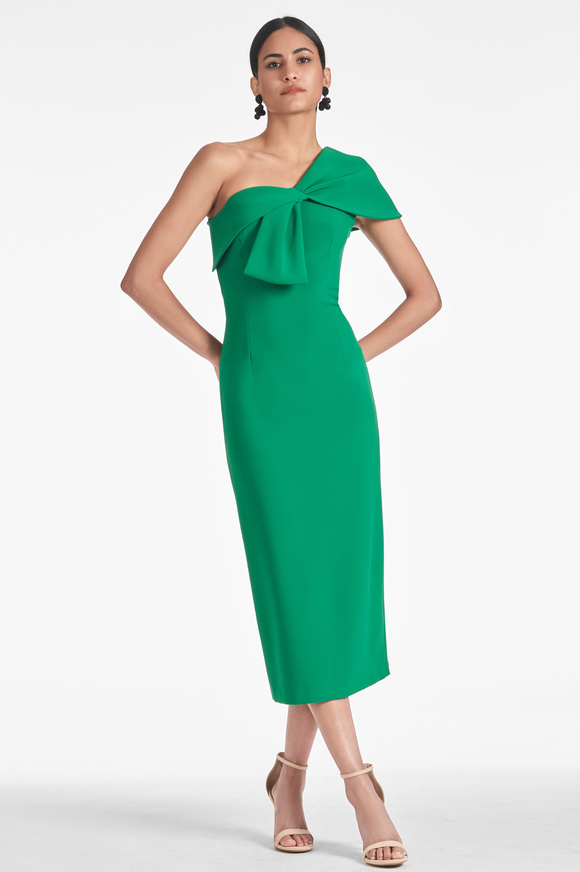Sandra Dress - Cadmium Green - Final Sale